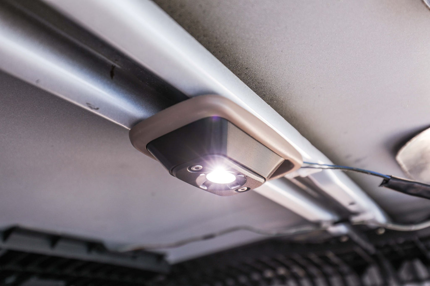 HF black without head liner (was installing sound deadening mat)