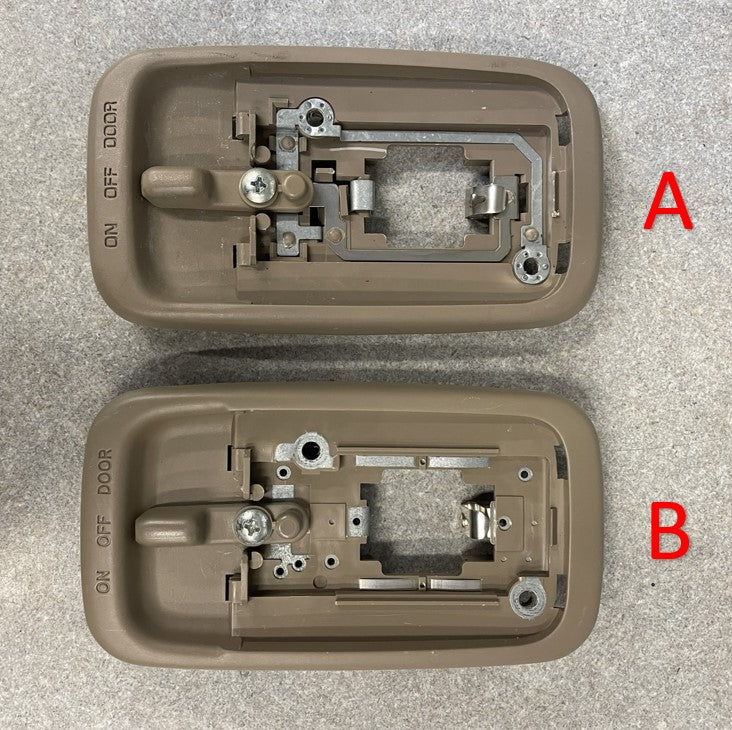 Factory switch panel models, A and B