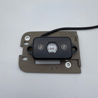 BD partially installed with no screws